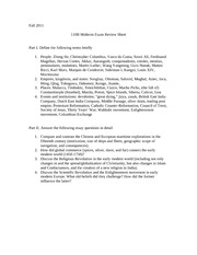 110B Midterm Exam Review Sheet (Fall 2011)_Brief