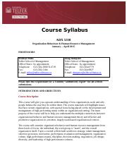 ADX 5330-Course Syllabus Organization Behaviour & Human Resource Management.pdf