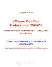 Vmware 2V0-621D Exam Questions - Easy Prepare.pdf