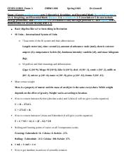 Study Guide -Exam 1 CHEM 1200 Spring 2021.docx