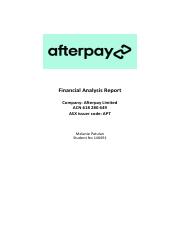 Afterpay Financial Analysis.pdf