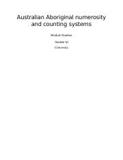 Australian Aboriginal numerosity and counting systems.docx