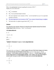 Question 11-Lewis Structure and VSEPR