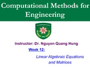 Week12-Linear Equation and Matrices