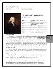 Miranda, Jonard Jay S. (1BSA - 2) - John Wesley Life and Teachings.docx