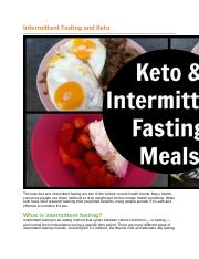 Intermittent Fasting and Keto.docx