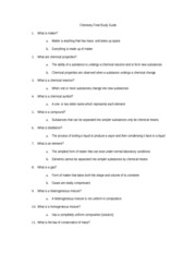 Chemistry Final Study Guide Part1