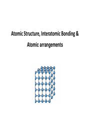 ENCI 413- L1- Atomic structure, interatomic bonding & atomic arrangements.pdf