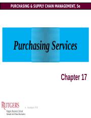 Ch17 - Azadegan April 10 2013 - Purchasing Services