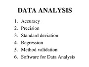 Lecture 4 Data Analysis