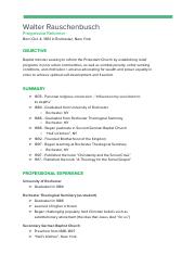 Walter Rauschenbusch Resume.pdf