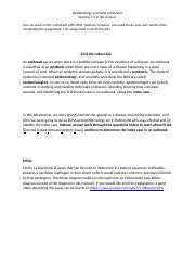 Epidemiology and  ELISA worksheet SP20.docx