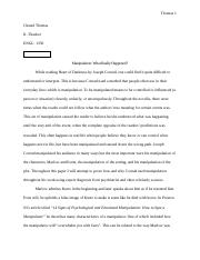 Heart of Darkness Research Paper