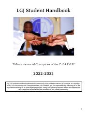 JOEL TORRES JR - 2022-2023 LGJ Student Handbook.pdf
