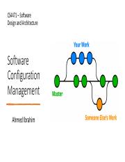 Lecture 5 VersinControl.pdf - CS4471 - Software Design and