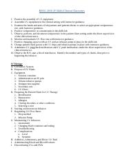 IV checklist and obj ada.docx