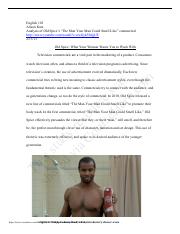 old spice ad analysis essay