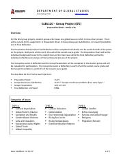 GLBL120 - Final Project - Preparation Sheet FINAL - Fall 2018.docx