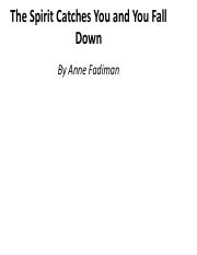 spirit catches you fall down essay Title length color rating : summary on the spirit catches you and you fall down by ann fadiman - the spirit catches you and you fall down by ann fadiman is. spirit catches you fall down essay Title length color rating : summary on the spirit catches you and you fall down by ann fadiman - the spirit catches you and you fall down by ann fadiman is.