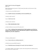 Ohio & Federal Law Research ANSWERS 21 (1).docx
