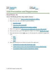 4.02 Fire Prevention and Suppression.docx