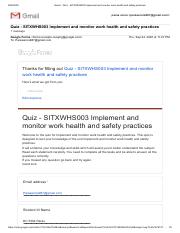 Gmail - Quiz - SITXWHS003 Implement and monitor work health and safety practices.pdf