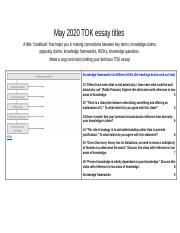May 2020 TOK essay titles - cookbook.docx
