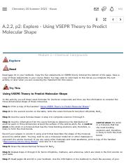 A.2.2, p2_ Explore - Using VSEPR Theory to Predict Molecular Shape - Chemistry 20 Summer 2021 - Kwan