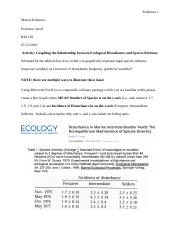 Activity Ecological Disturbance and Species Richness (1).docx