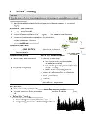5.2 Worksheet: Forestry & Clearcutting