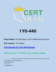 Citrix 1Y0-440 Exam Updated Questions and Answers.pdf