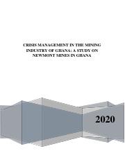 CRISIS MANAGEMENT IN THE MINING INDUSTRY OF GHANA A STUDY ON NEWMONT MINES IN GHANA.pdf