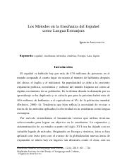METODOS DE LA ENSEÑANZA DEL ESPAÑOL 4°.pdf