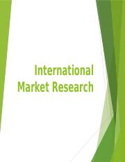 9. International Markets & Market Research.pptx