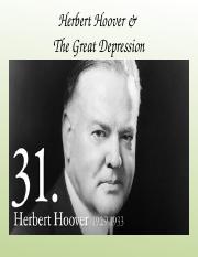 Herbert Hoover &amp; The Great Depression.pptx