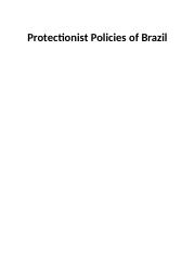 Protectionist policies of Brazil.edited.docx