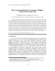 Asia 019_The Conceptualization of Customer Delight： A Research Framework.pdf