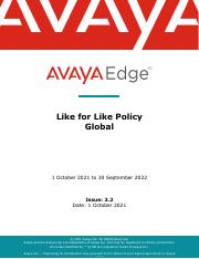 Avaya Like for Like Policy Guide v3.2.pdf