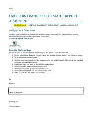 Project Status Report Assignment v.2.docx