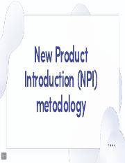 New Product Introduction (NPI) metodology.pdf