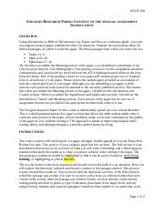 1 Exegesis Research Paper Context of the Passage Assignment Instructions.docx