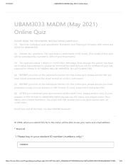 UBAM3033 MADM (May 2021) Online Quiz.pdf
