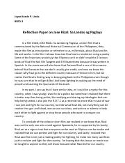 REACTION  PAPER ON JOSE RIZAL SA LANDAS NG PAGLAYA.pdf