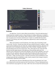 Python Dictionary- Write Up.docx