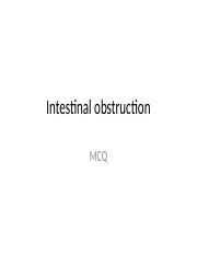 int. obstruction-MCQ.ppt