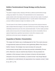 Davita Transformational Strategy and Key factor Success.pdf