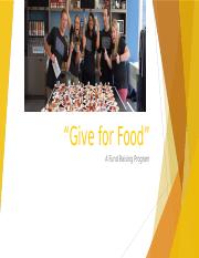 Give for Food.pptx