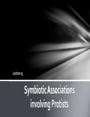 Lecture 13 2022 - Symbiotic Associations involving Protists (2).pdf