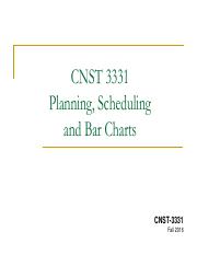 Lecture 8 Planning and Scheduling