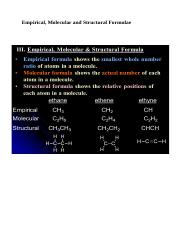 Empirical, molecular and structural formula.docx